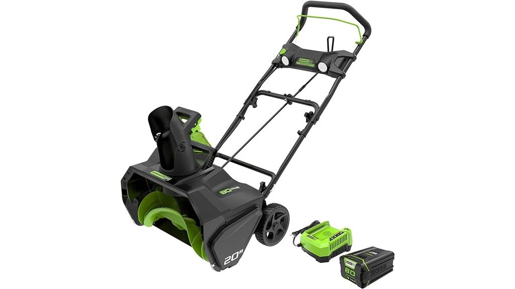 cordless battery powered snow clearing equipment