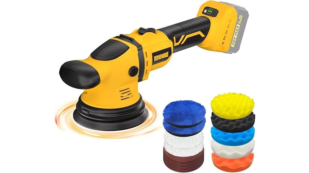 cordless buffer polisher kit