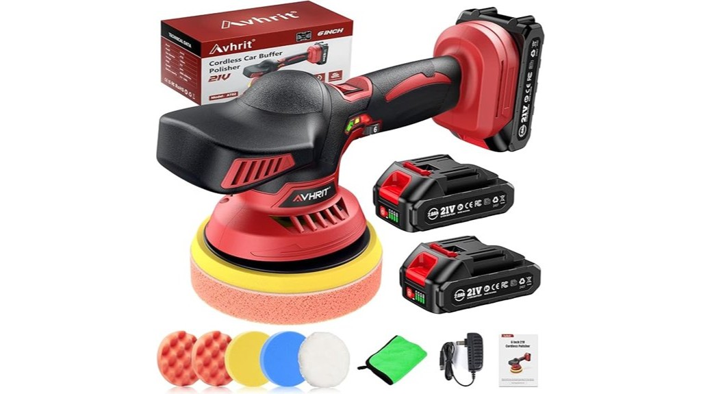cordless car buffing polishing kit