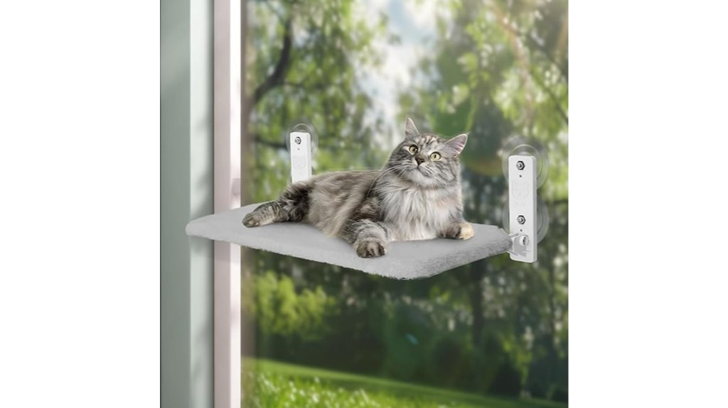 cordless cat window lounging platform