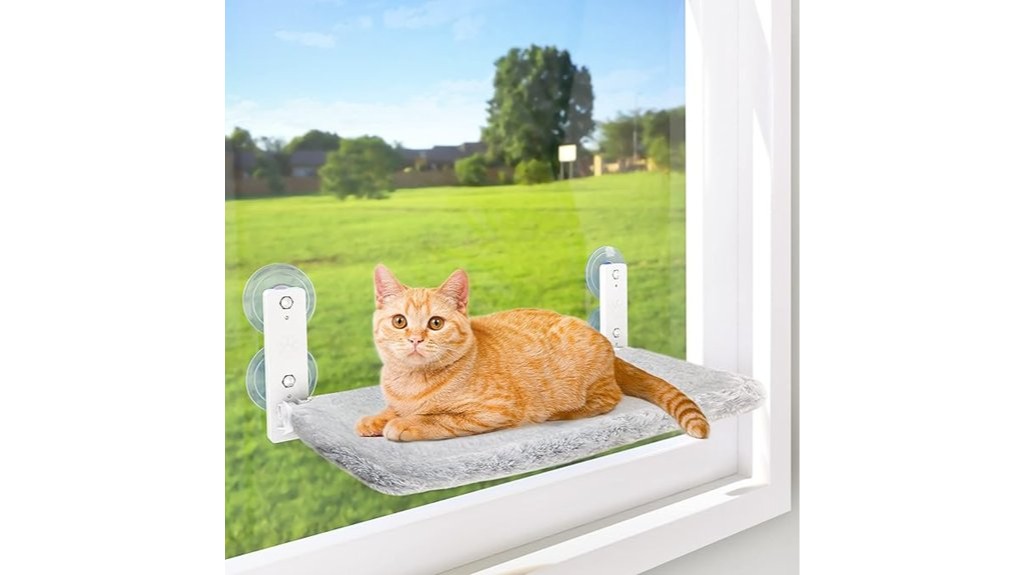 cordless cat window lounging platform