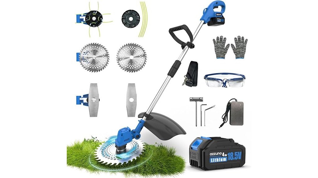 cordless electric grass trimmer