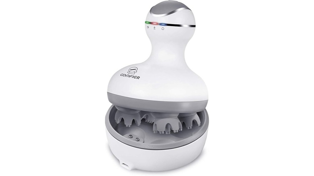 cordless electric scalp massage device