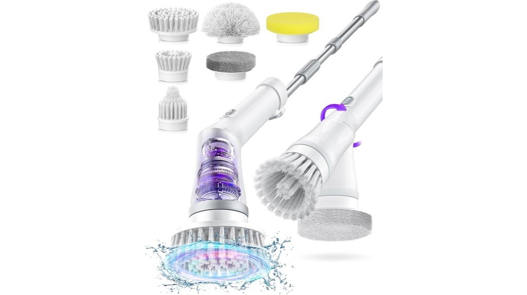 cordless electric shower scrubber