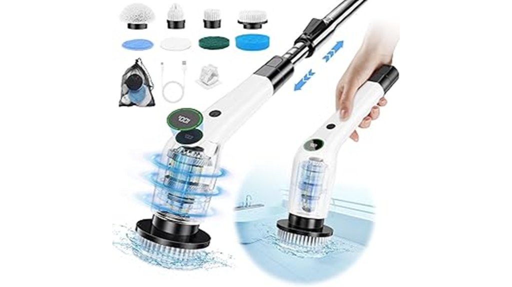 cordless electric shower scrubber