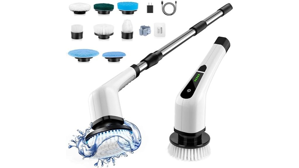 cordless electric spin scrub brush