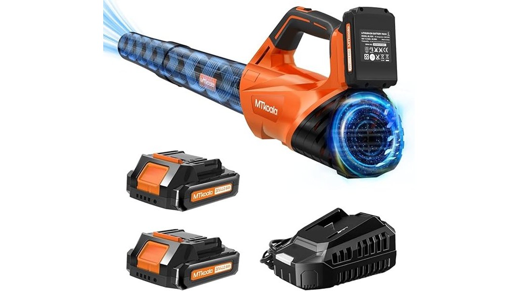 cordless leaf blower with batteries