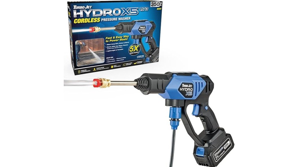 cordless portable pressure washer