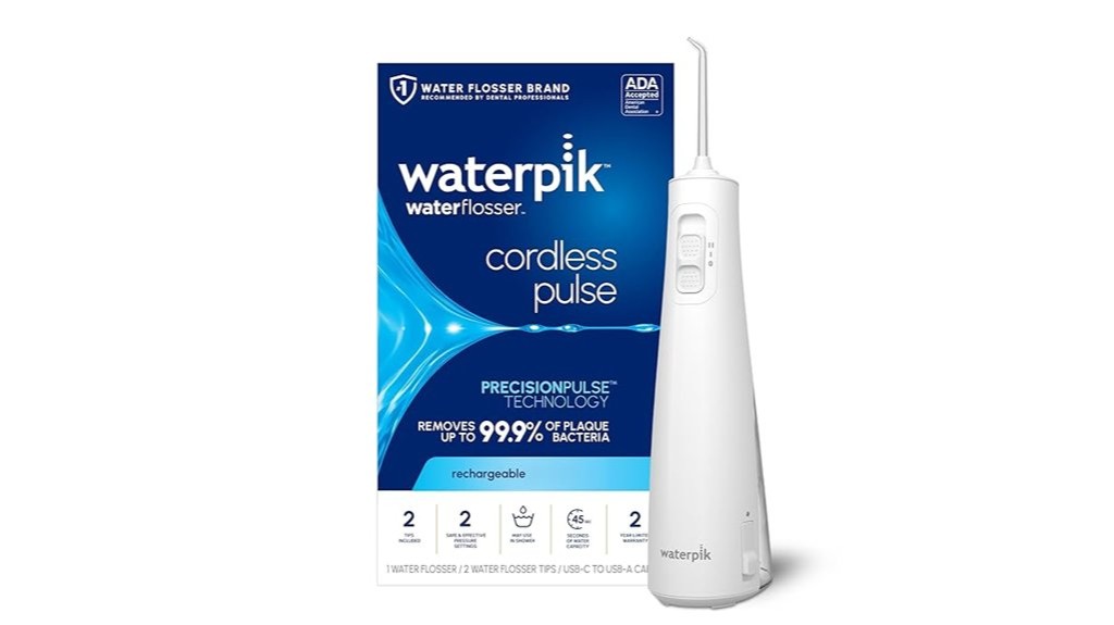 cordless rechargeable portable water flosser