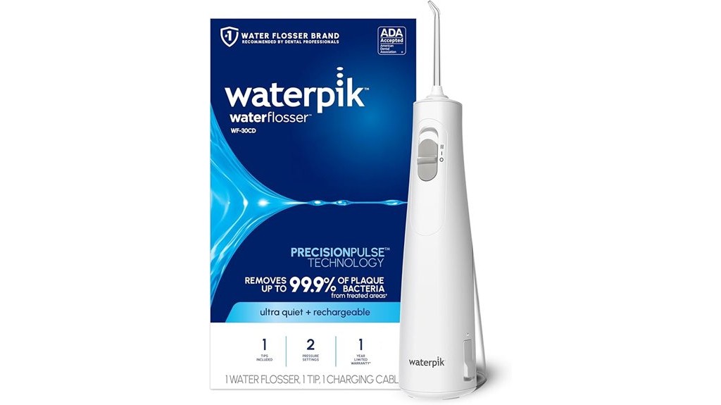 cordless rechargeable portable water flosser
