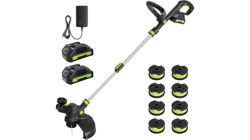cordless string trimmer with charger