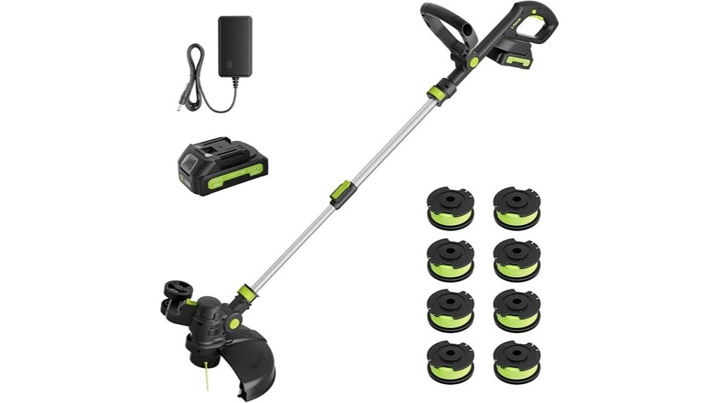 cordless string trimmer with charger