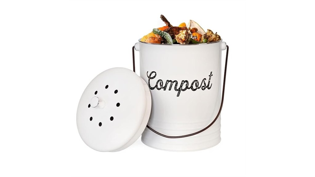 countertop kitchen compost bin