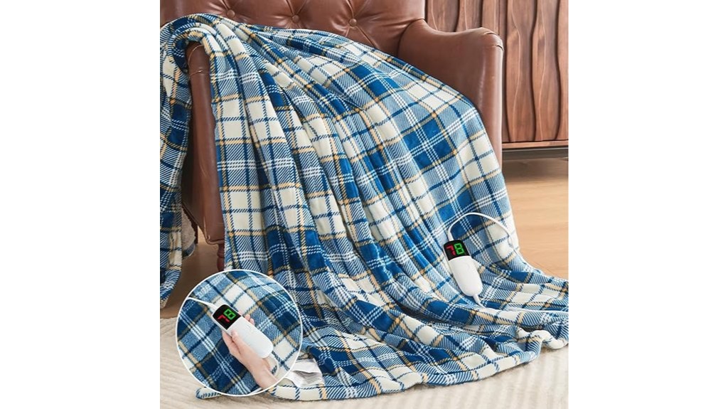 cozy adjustable automatic plaid