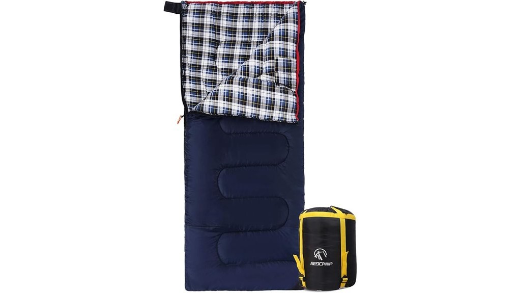 cozy cotton camping sleeping bag