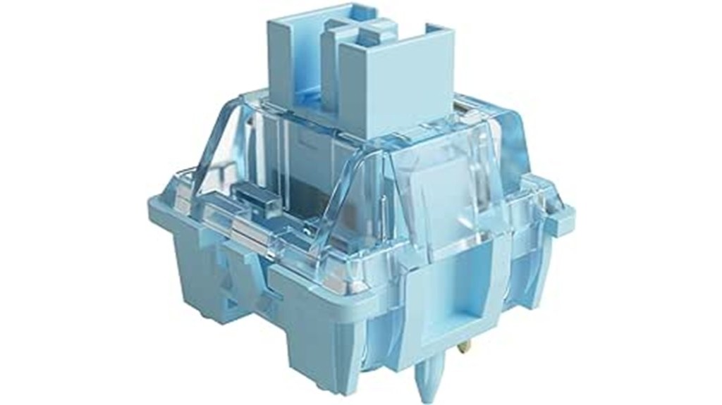 creamy blue mechanical keyboard switches
