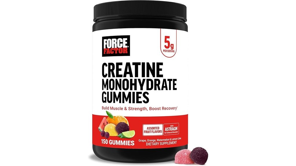 creatine monohydrate gummy supplements