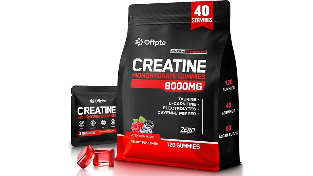 creatine nutritional gummies for adults