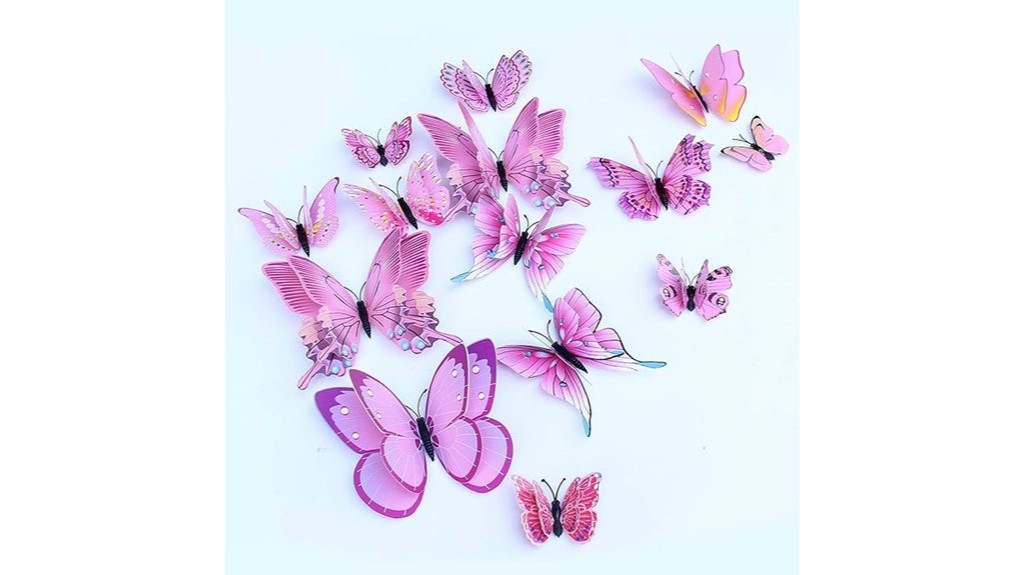 decorative 3d butterfly wall decor