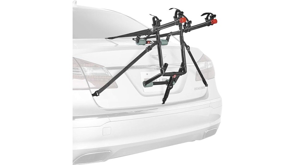 deluxe two bike rack with adaptor