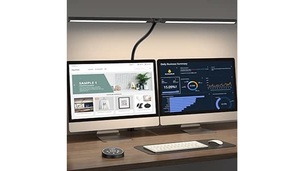 desk lamp provides led lighting