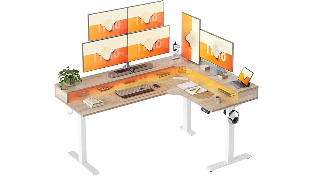 desk light power maple
