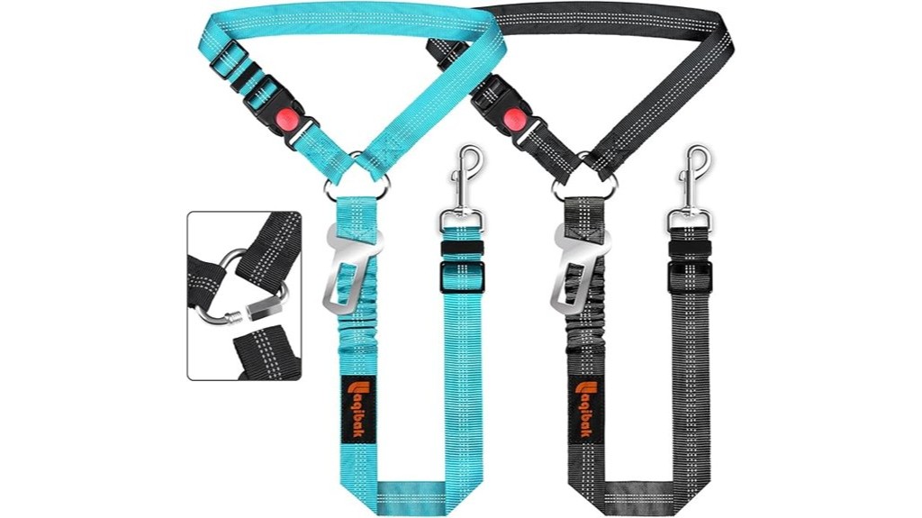 detachable canine car safety harness