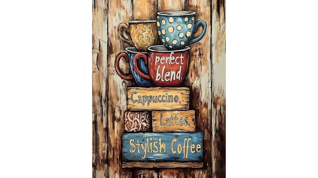 diamond painting coffee cups