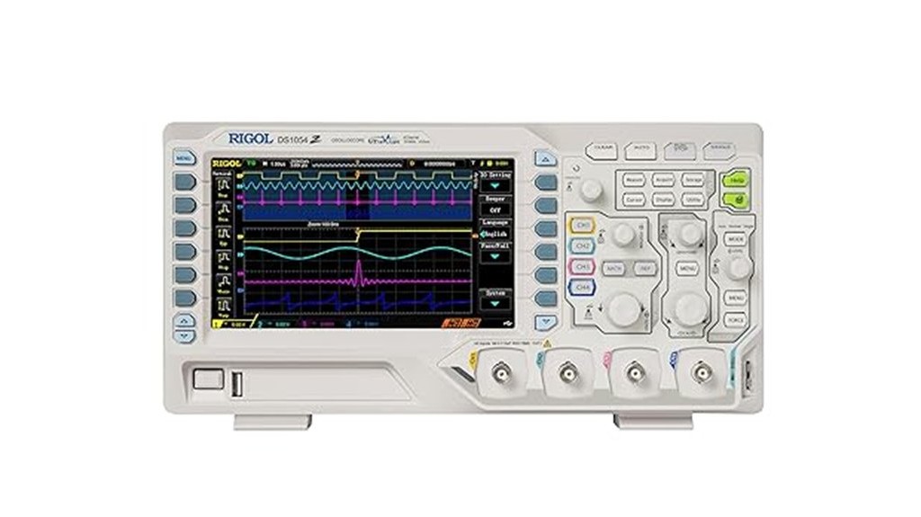 digital oscilloscope four channels