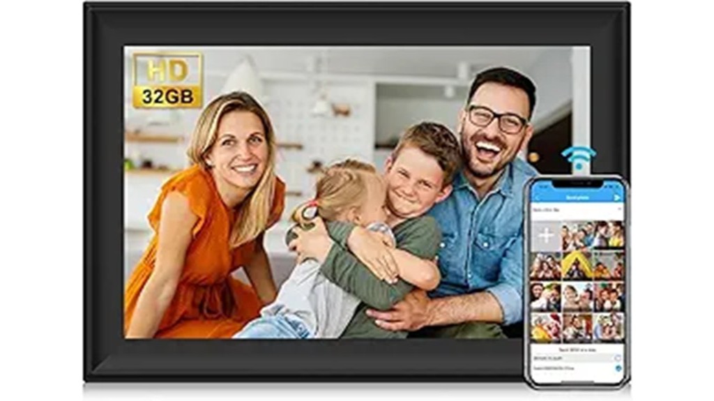 digital picture frame display