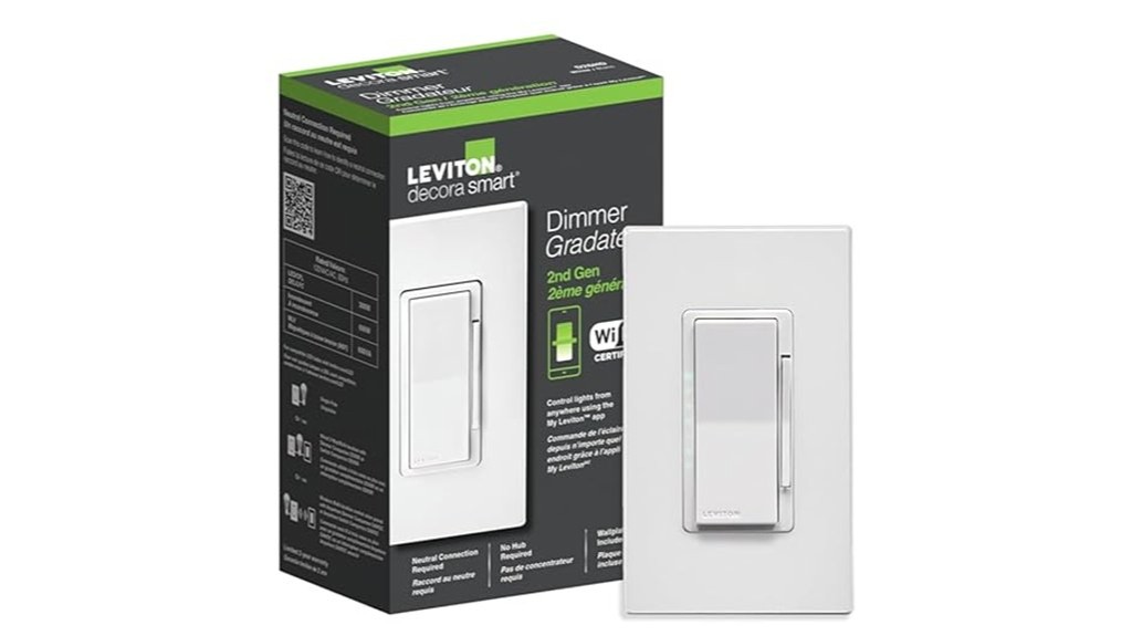 dimmer switch leviton decora smart