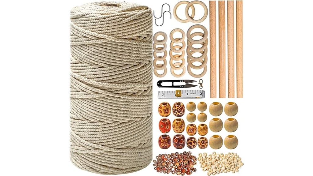 diy macrame craft starter set