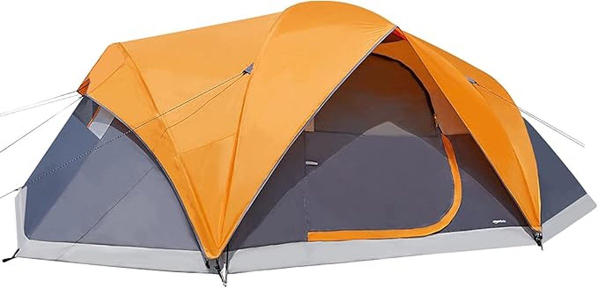 dome shaped 3 season amazon basics tent