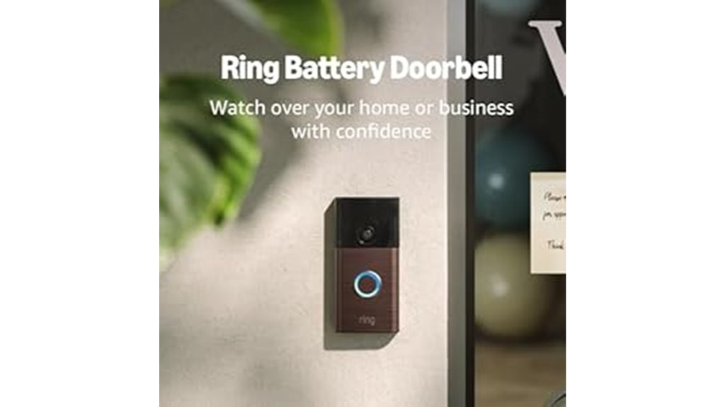 doorbell security system with live monitoring