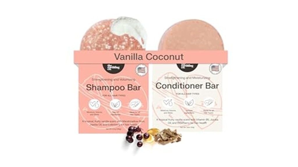 dry hair vanilla coconut shampoo