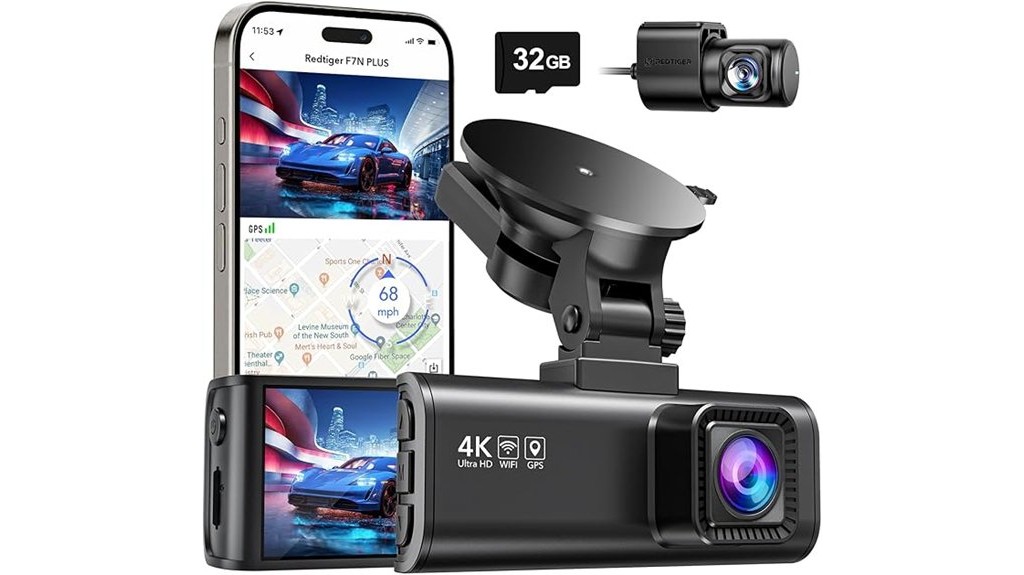 dual channel 4k 2 5k dash cam