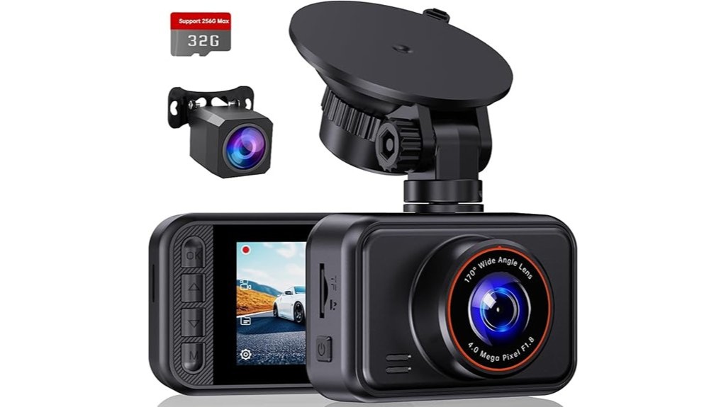 dual dash camera 2 5k resolution