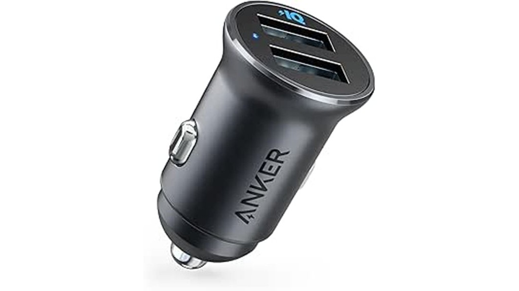 dual usb car charger 24w
