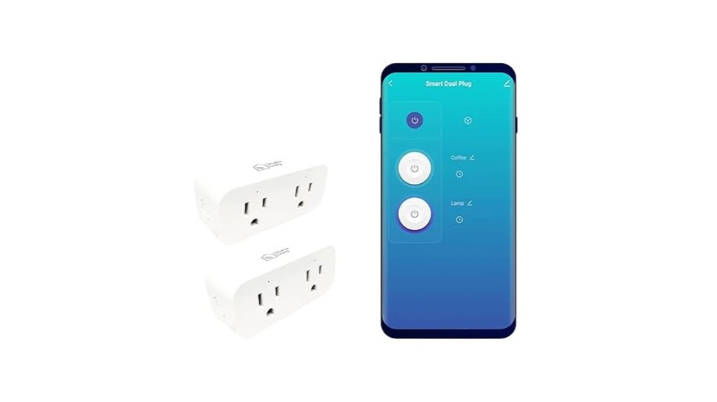 dual wifi smart power sockets