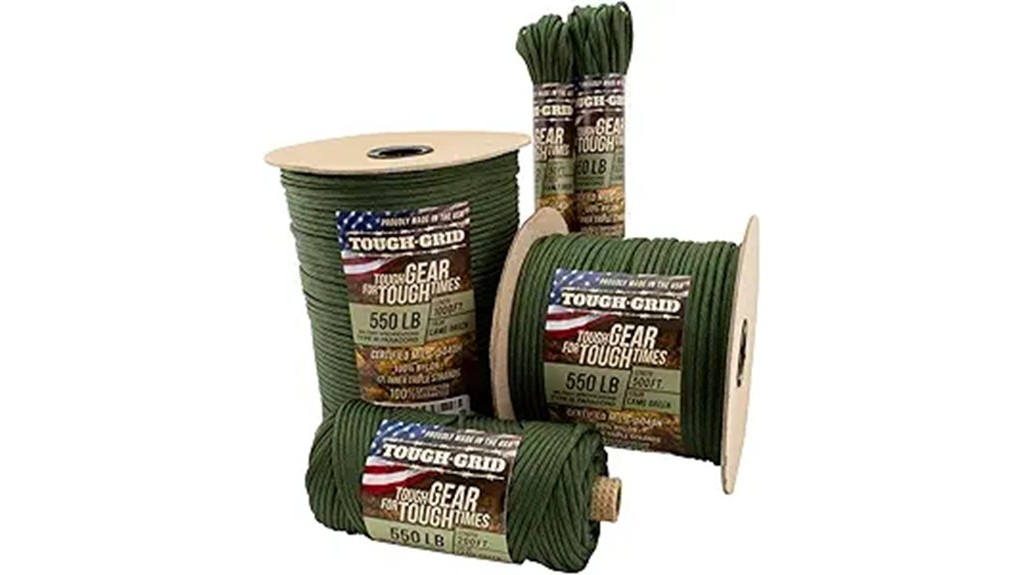 durable heavy duty nylon paracord rope