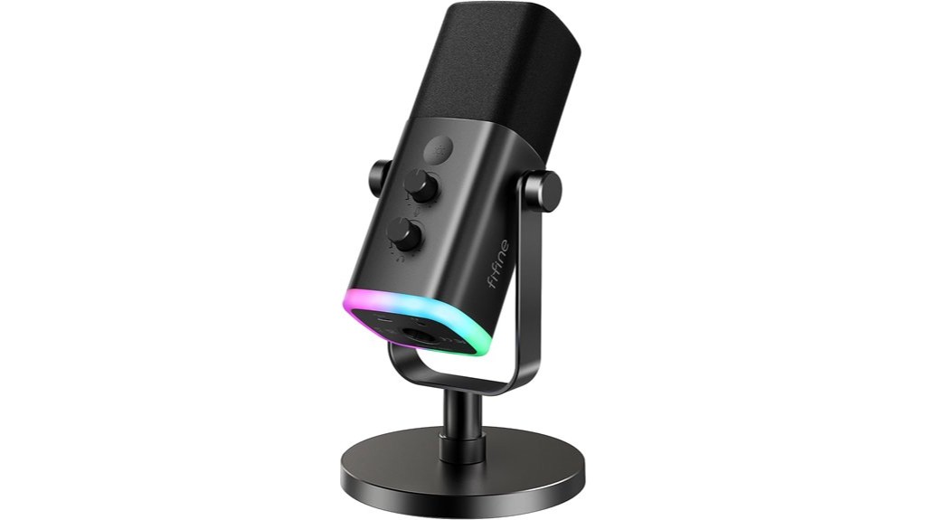 dynamic podcast recording microphone