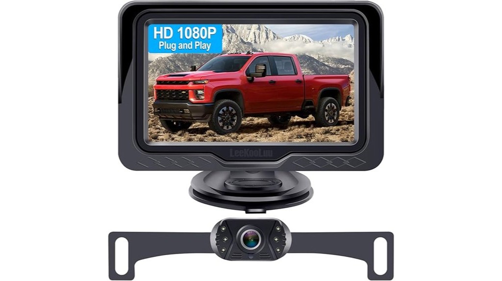 easy plug and play backup camera