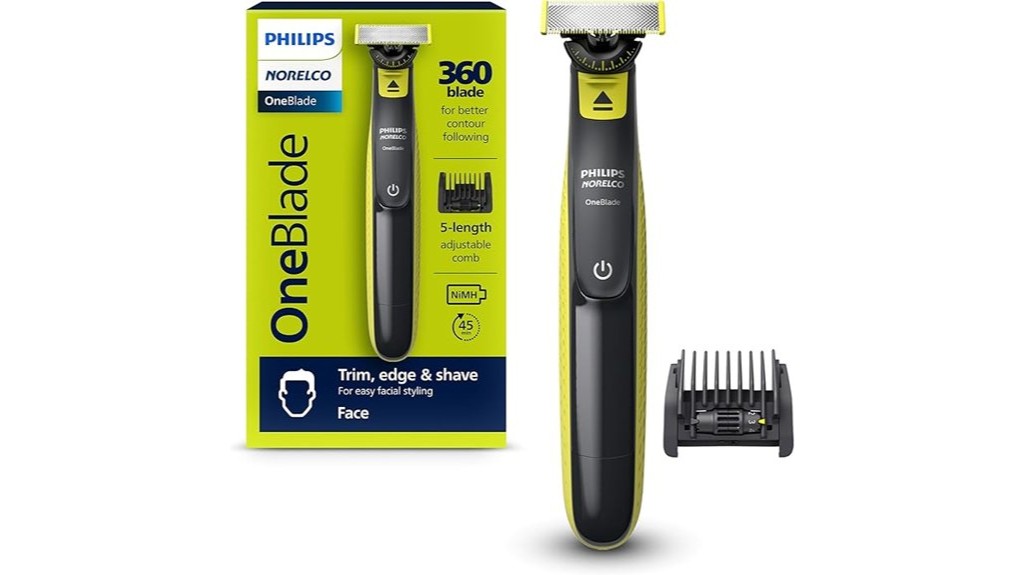 electric beard trimmer and shaver