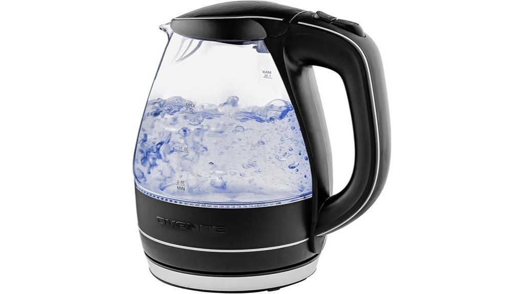 electric kettle black 1 5l