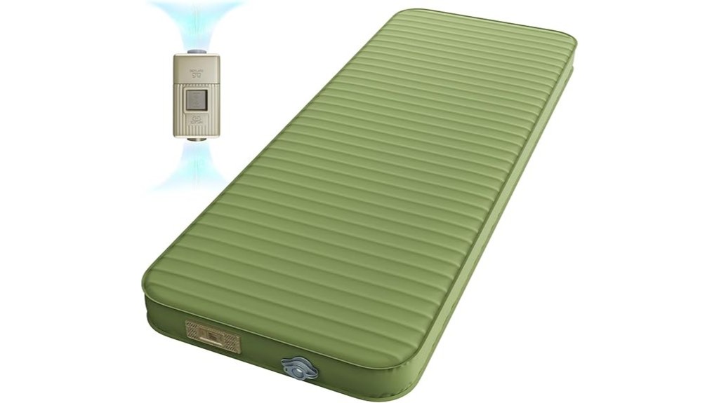 electric self inflating camping pad