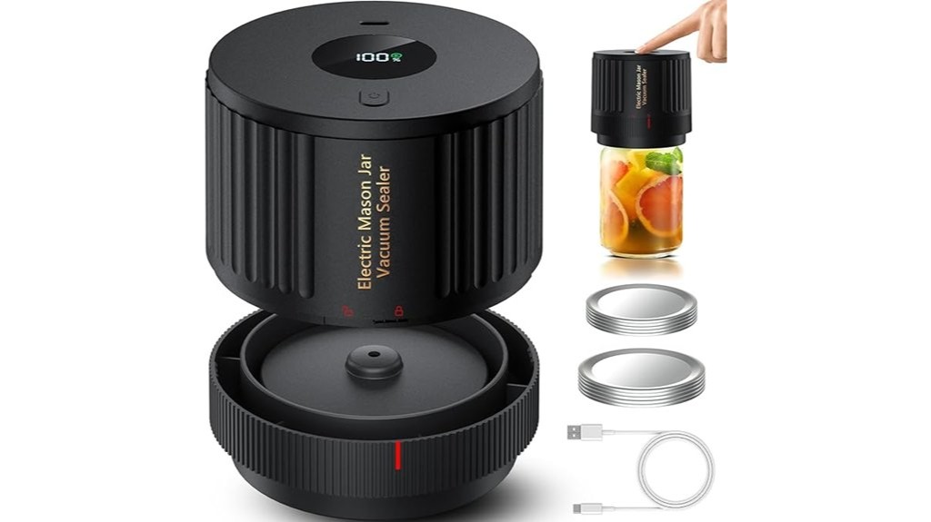 electric vacuum jar sealer