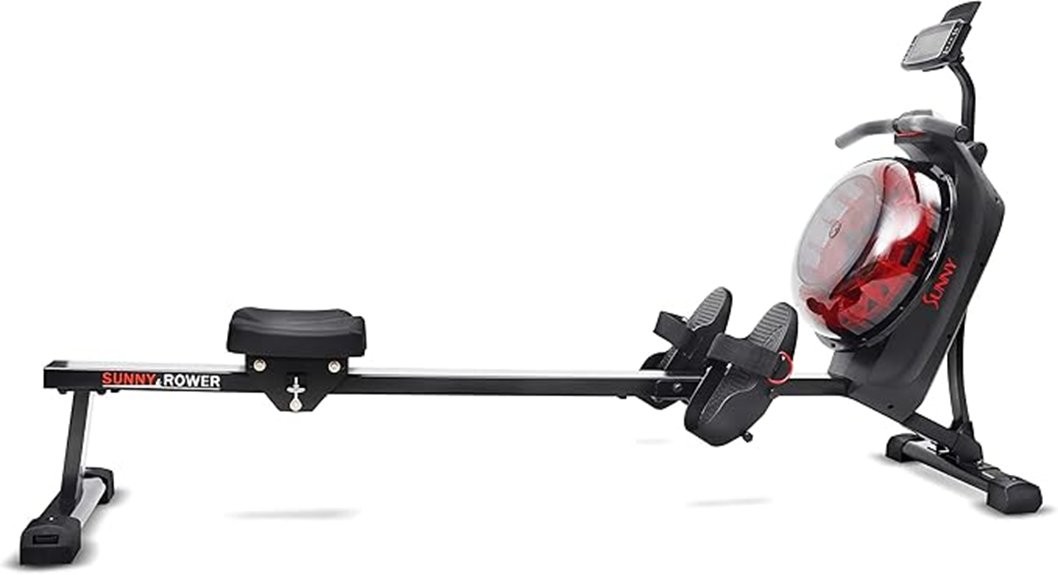 elite water rowing machine