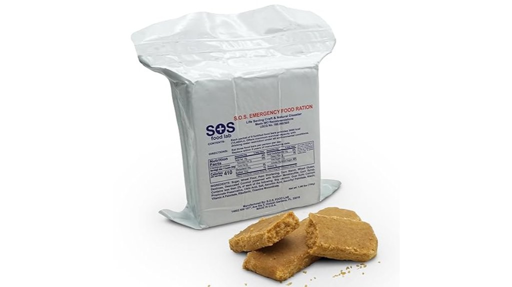 emergency food bar package