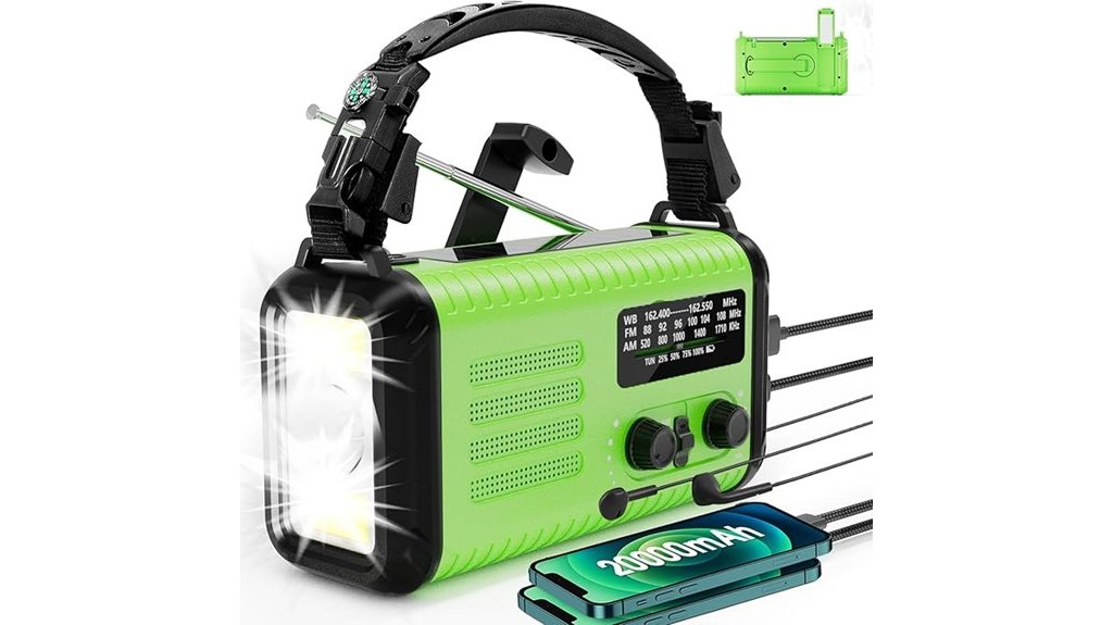 emergency hand crank radio