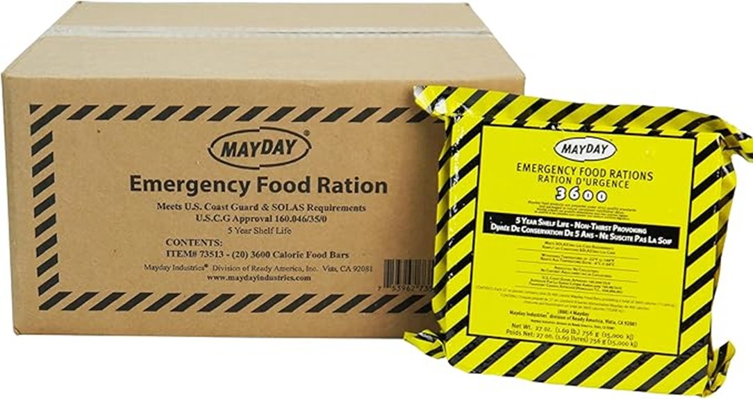 emergency meal replacement bars